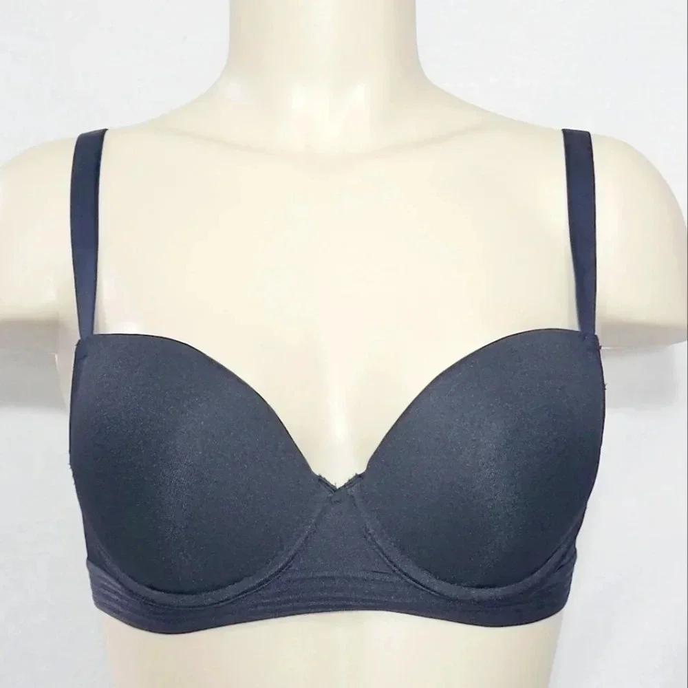 34C Maidenform SE1103 Self Expressions Bonded Push Up UW Bra Black  New with Tag